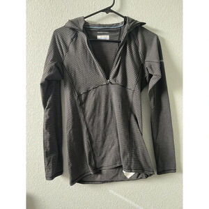 Columbia Women’s Striped Pullover 3/4 Zip Size S